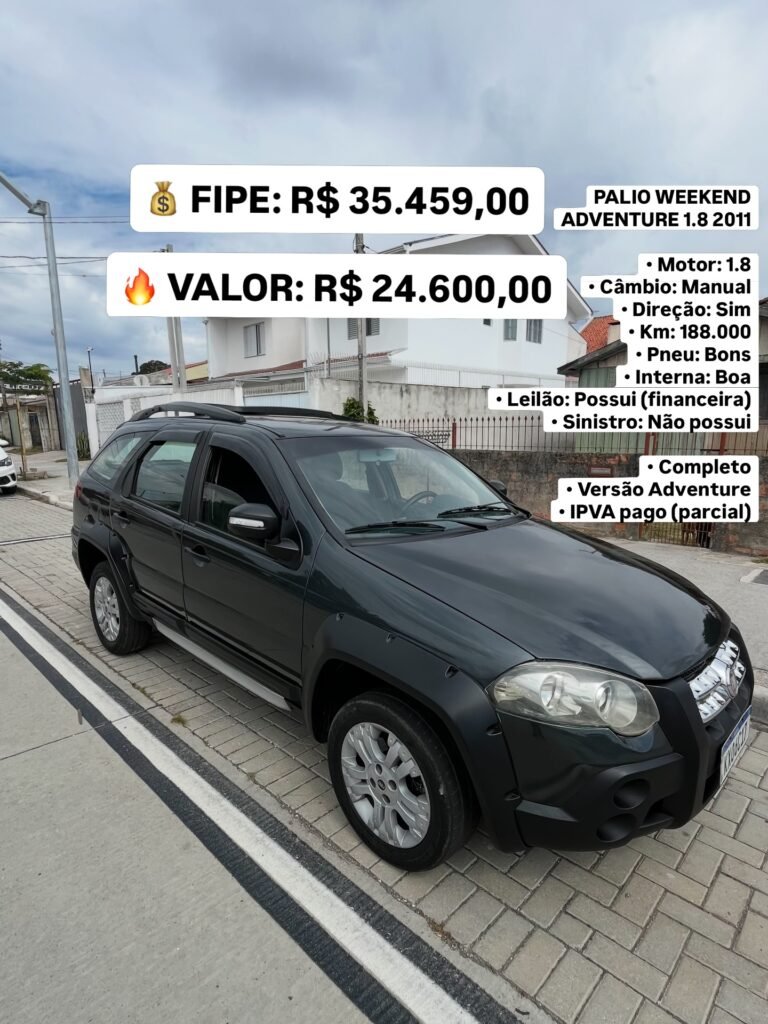 PALIO WEEKEND ADVENTURE 1.8 2011