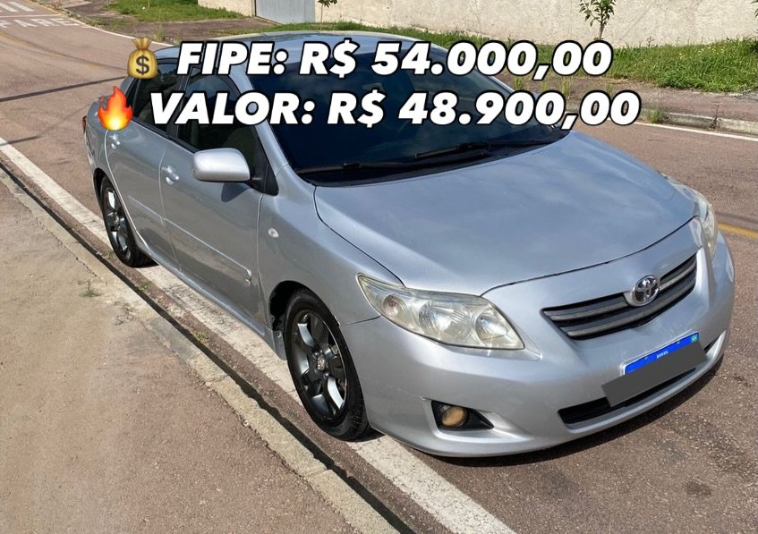 COROLLA GLI 1.8 2011 COMPLETO