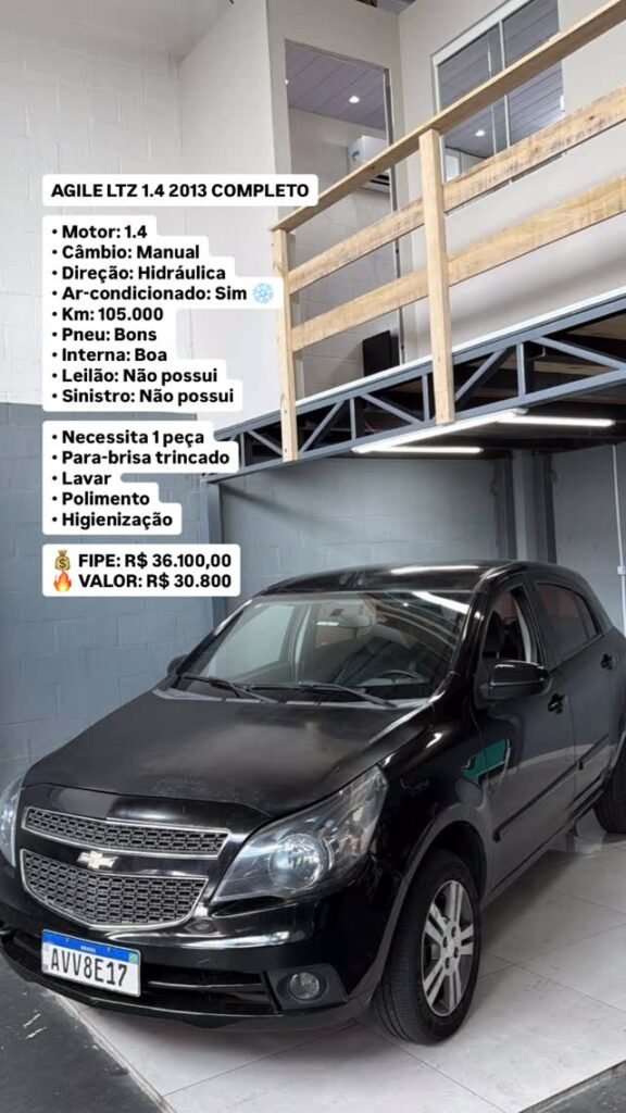 AGILE LTZ 1.4 2013 COMPLETO