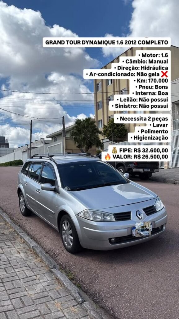 GRAND TOUR DYNAMIQUE 1.6 2012 COMPLETO