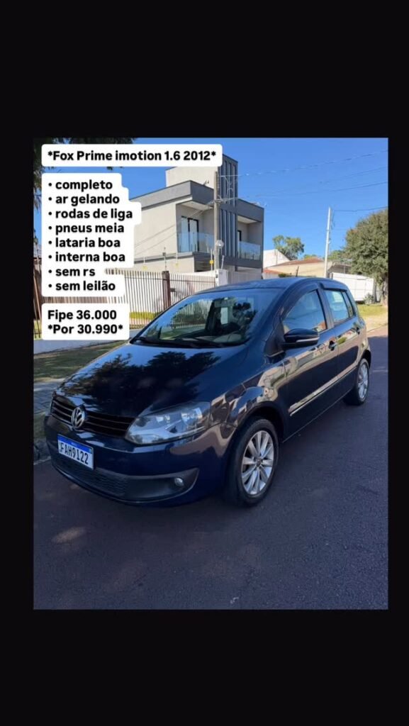 *Fox Prime imotion 1.6 2012*