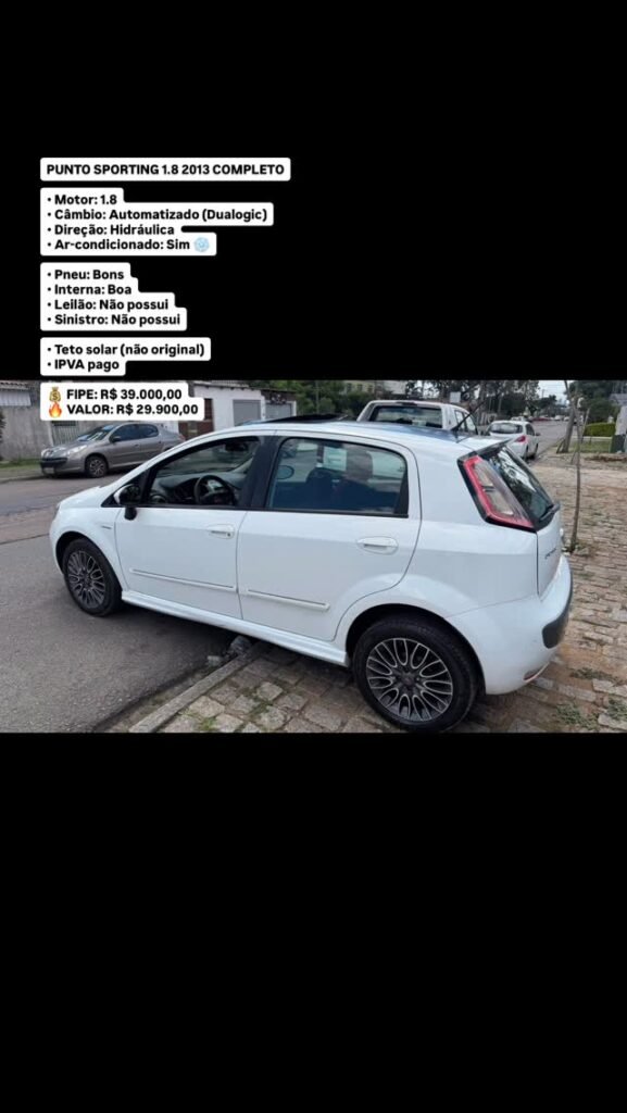 PUNTO SPORTING 1.8 2013 COMPLETO